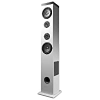Energy Sistem Tower 5 - Sistema de sonido Bluetooth (60 W- Touch panel- USB-SD y FM) color blanco